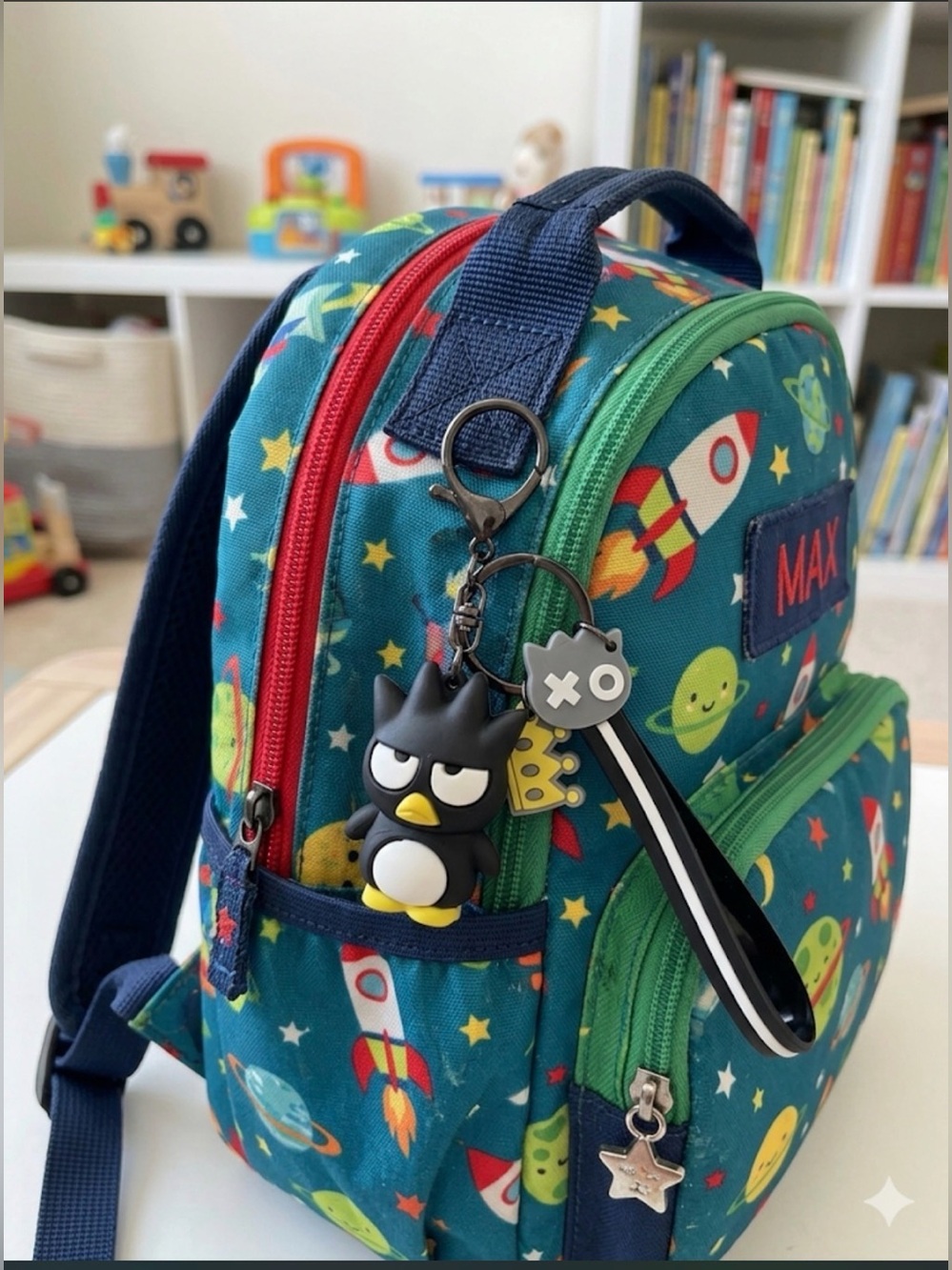 Sanrio Bad Badtz-Maru Key Ring and Bag Charm